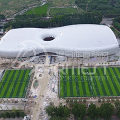 成都大運會新建場館——新都香城體育中心圍網(wǎng)選用制造！